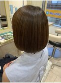 40代50代60代 白髪ぼかし ぱつっとボブ 大人美人 美髪 髪質改善
