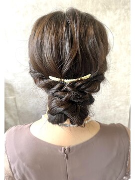スタイル 横浜(STYLE) ヘアアレンジ/横浜/編みおろし/ハーフアップ