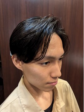 ヒロギンザ 銀座一丁目店(HIRO GINZA) 七三ツーブロック
