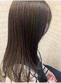 髪質改善　イルミナカラー　暗髪　グレージュ@田代10/23