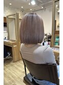 ラベンダーミルクティーボブ
