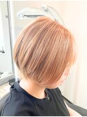 ハイトーンハイライト×ショートボブ[茅ヶ崎/茅ヶ崎駅/湘南]
