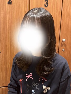 美容室 アイディー i-dee レイヤーウェーブ巻き