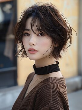 アルトリスト(Altruist Aging×HAIR&SPA) ☆イメチェンピンクベージュアンブレラカラー前髪クールショート