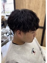 メンズギフト(men's GIFT)&nbsp;ツイストスパイラルマッシュツーブロック刈り上げ