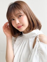 アグノス 青山(Agnos)&nbsp;デジタルパーマ結べるボブイメチェンシースルーバング美髪