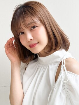 アグノス 青山(Agnos) デジタルパーマ結べるボブイメチェンシースルーバング美髪