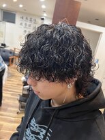 スウェル 稲毛店(Swell)&nbsp;波巻きパーマ×ウルフスタイル[稲毛/稲毛駅/Men's]