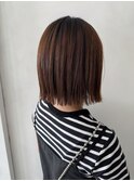 縮毛矯正×ボブ
