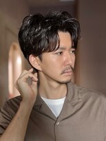 ガーデンヨコハマエスト(GARDEN YOKOHAMA est)&nbsp;ツーブロックショート　スパイラルパーマ　ニュアンスパーマ