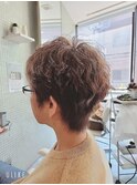 アシンメトリーショート