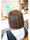 ばっさりカット&アンブレラカラー