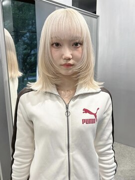 ペレ アネックス 大阪梅田茶屋町店(PELE ANNEX) くびれヘア/アプリコットオレンジ/夏のヘアアレンジ/梅田