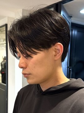 アビー(ABBEY) メンズカットセンターパートメンズヘア