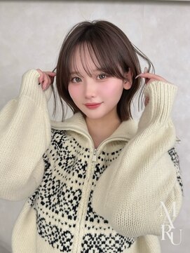 サンド 池袋(sand) くびれボブ/オリーブグレージュ/池袋