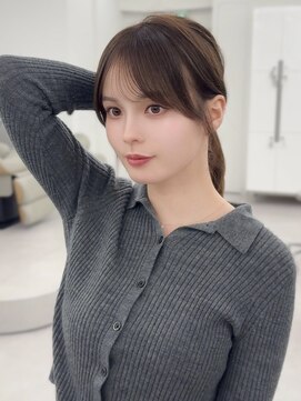 アマトウキョウスマートサロン(AMA TOKYO×Smart Salon) くびれレイヤー/顔まわりカット/レイヤーカット/小顔ヘア