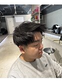ナチュラルアップバング