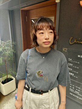 ウィーク 梅田(UiiC) 顔まわりレイヤーボブ
