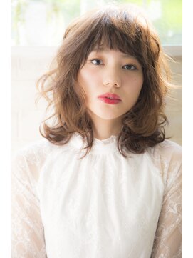 ガーランド (Garland) [Garland/表参道]☆透け感ミディ☆ マッシュウルフ