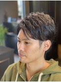 10代20代30代ナチュラルセンター黒髪暗髪ツーブロック