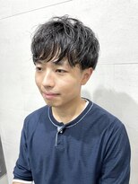 グレイスフル バーバープラチナム 六本木店(Graceful Barber platinum)&nbsp;ツーブロックナチュラルニュアンスマッシュ