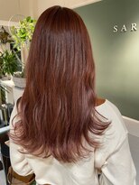 サラジュ 梅田店(SARAJU)&nbsp;saraju ヒラノ　カシスピンク　ロングレイヤー