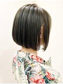 【roijir】表参道　オリーブアッシュ×ナチュラルボブ