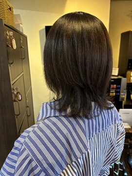 ジュジュル 稲毛本店(jujur) レイヤーロング/前髪パーマ メンズ：ハイライト/マッシュパーマ