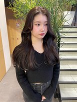 ゼスト 吉祥寺店(ZEST)&nbsp;韓国ヘア/u24/ブリーチなしオリーブベージュ　吉祥寺桜