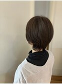 襟足長めショート