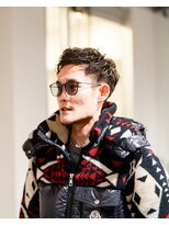 カフ(CAF)&nbsp;CAF河内 メンズ アッシュブラック ツイストスパイラル　大阪