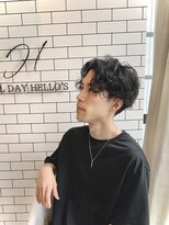 オールデイハローズ(ALL DAY HELLO'S)&nbsp;２０代イケメンビジネスニュアンスパーマ【河原町】３０代４０代