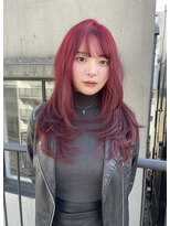 ジーナ(XENA) レイヤーロング×顔方別ヘアスタイル特集×渋谷