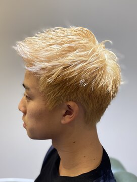 エクファフォーメン(EX-FA FOR MEN) ウルフ/アッシュブラック/カルマパーマ/ベリーショート/瀬田