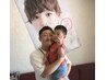 【平日限定】お父さんと仲良し親子カット