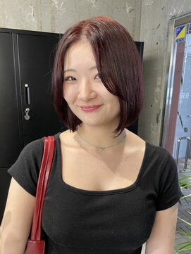 キャラハーフ 池袋東口店(KYARA HALF) 【MIFA】ミニボブ/大人ボブ/赤髪/ナチャラルボブ