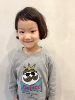 ラトリエコンタン(L´atelier Content)&nbsp;【Lateliercontent MIHO】kidsカット　短め前髪とボブ