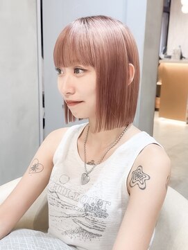 ロンド ブランシュ 錦糸町北口(Lond blanche) 前髪アンブレラカラーこなれミディイメチェンウェーブパーマ