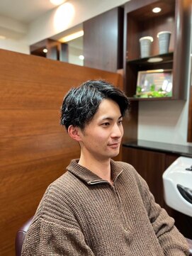 ケースタイル ヘアスタジオ 神保町店(K STYLE HAIR STUDIO) ツイスパ/メンズパーマ/束感/ツーブロックマッシュ/理容室