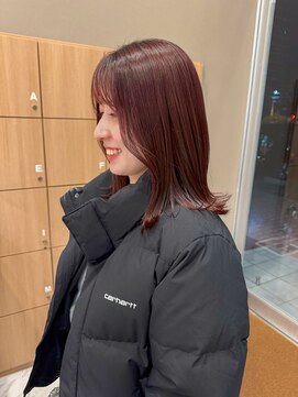 ユウヘアー 千代田橋店(U Hair) お洒落ミディアム×暖色カラー