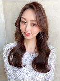 顔周りレイヤーヘア