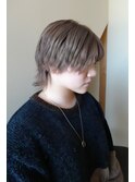 ウルフカット／グレージュ