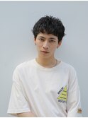 ベリーショートスパイキーショートシャドウパーマ無造作