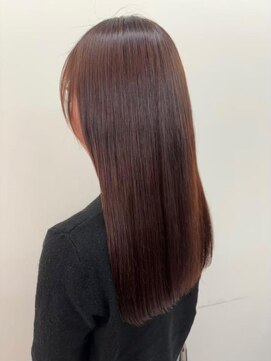 コンティロミー(CONTI ROMMY.) 艶髪☆酸性ストレート◎髪質改善ブラウンロング◎20代～50代