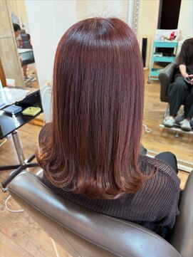 ハグエヴェック(HUG AVEC) ピンクブラウン