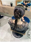 お呼ばれヘア