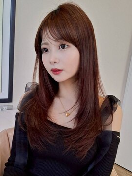 ロングヘア*レイヤーカット*ブラウン*髪質改善トリートメント