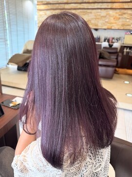 ファブ 千葉店(FaB) 【ブリーチなしダブルカラー×ラベンダー】