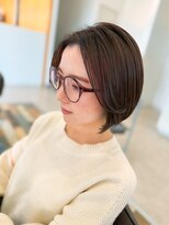 ヘアーメイクスタジオ ライフセカンド(HAIR MAKE STUDIO LIFE 2ND)&nbsp;【大人可愛い】丸みショートボブ
