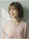ミディアムレイヤー20代30代40代前髪あり前髪なし面長丸顔越谷
